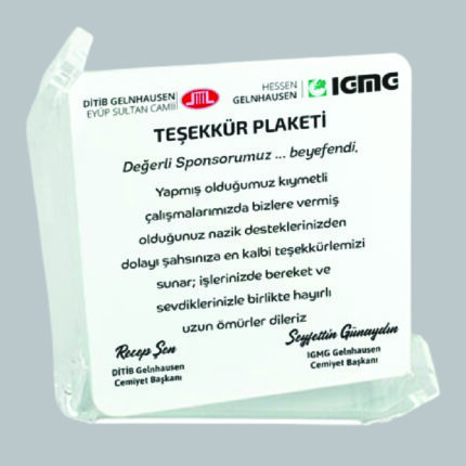 P10 - Kristallplakette